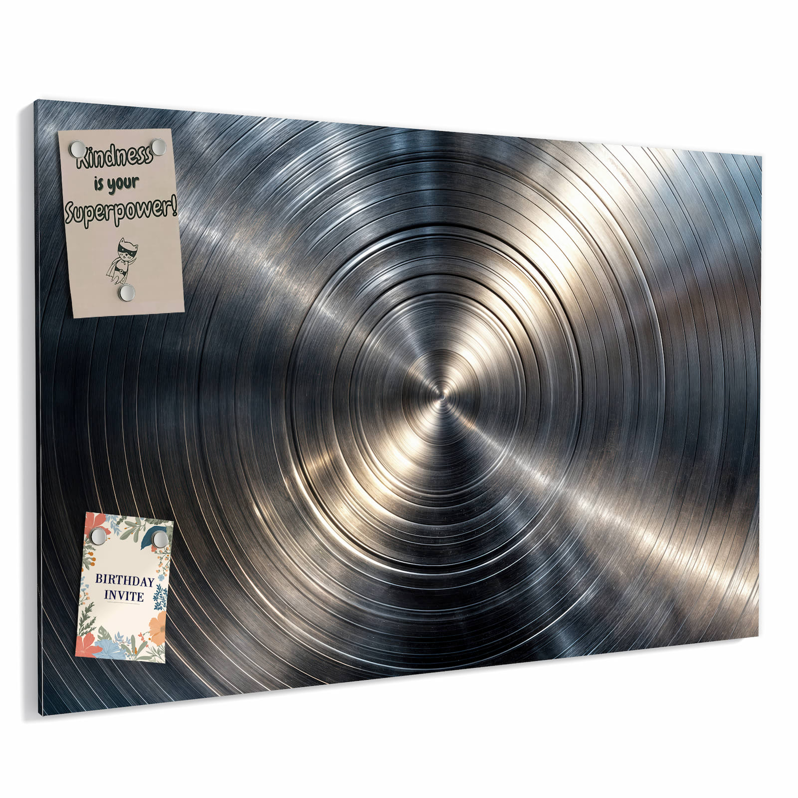 Magnetická tabule – obraz na zeď Kovová kolečka | 60 × 40 cm