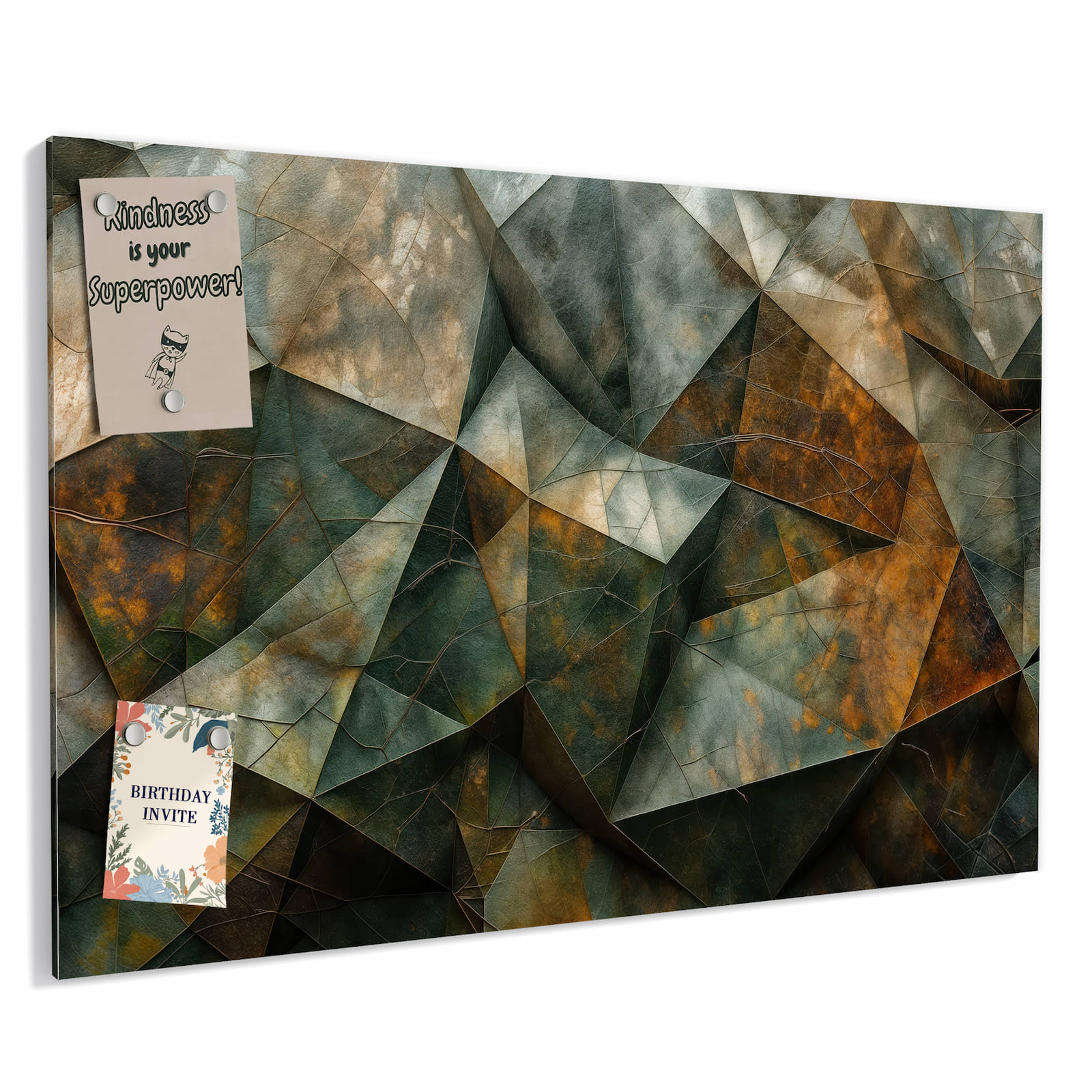 Magnetická tabule – obraz na zeď Geometrické abstrakce | 60 × 40 cm