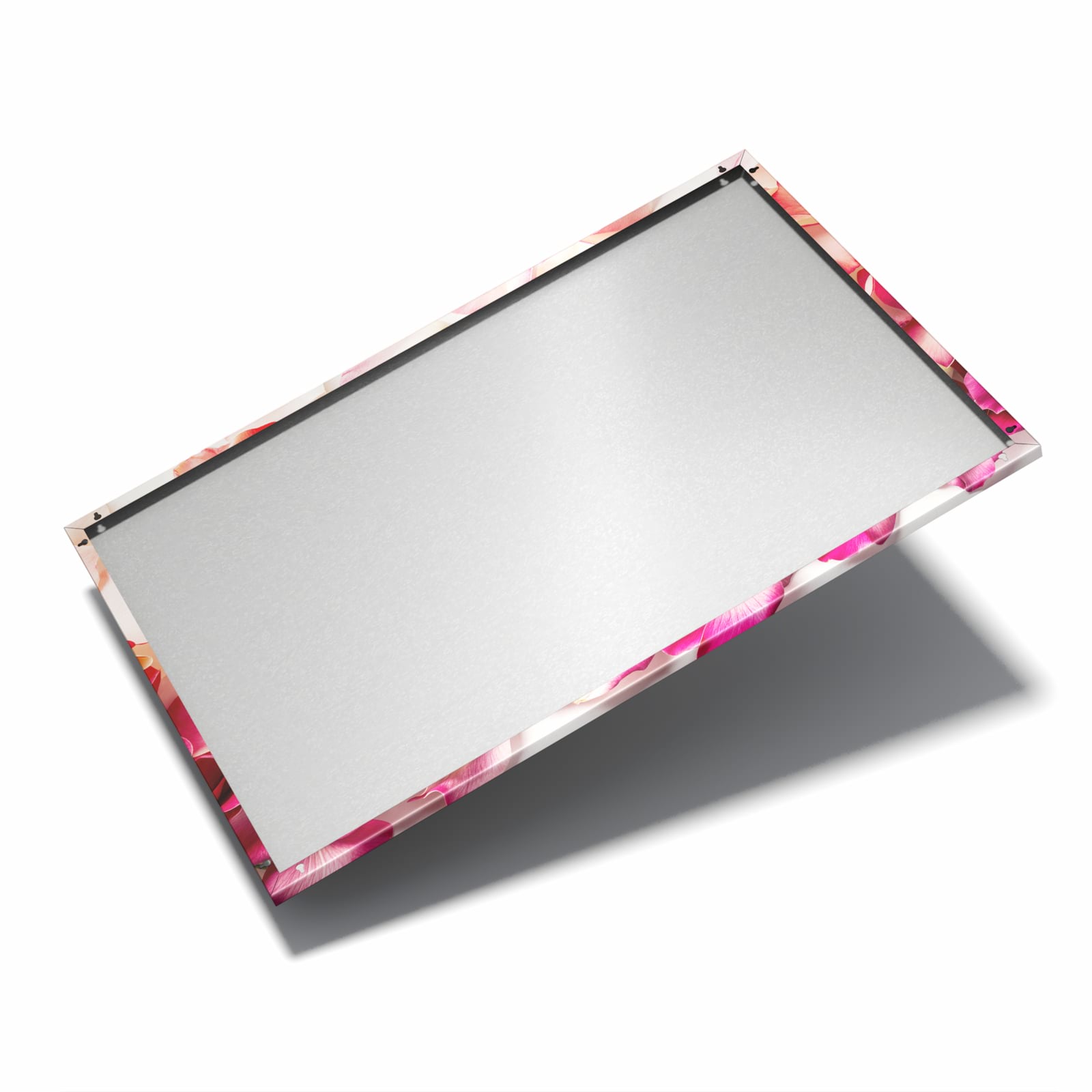 Magnetická tabule s motivem Barevné lístky růží 90 x 60