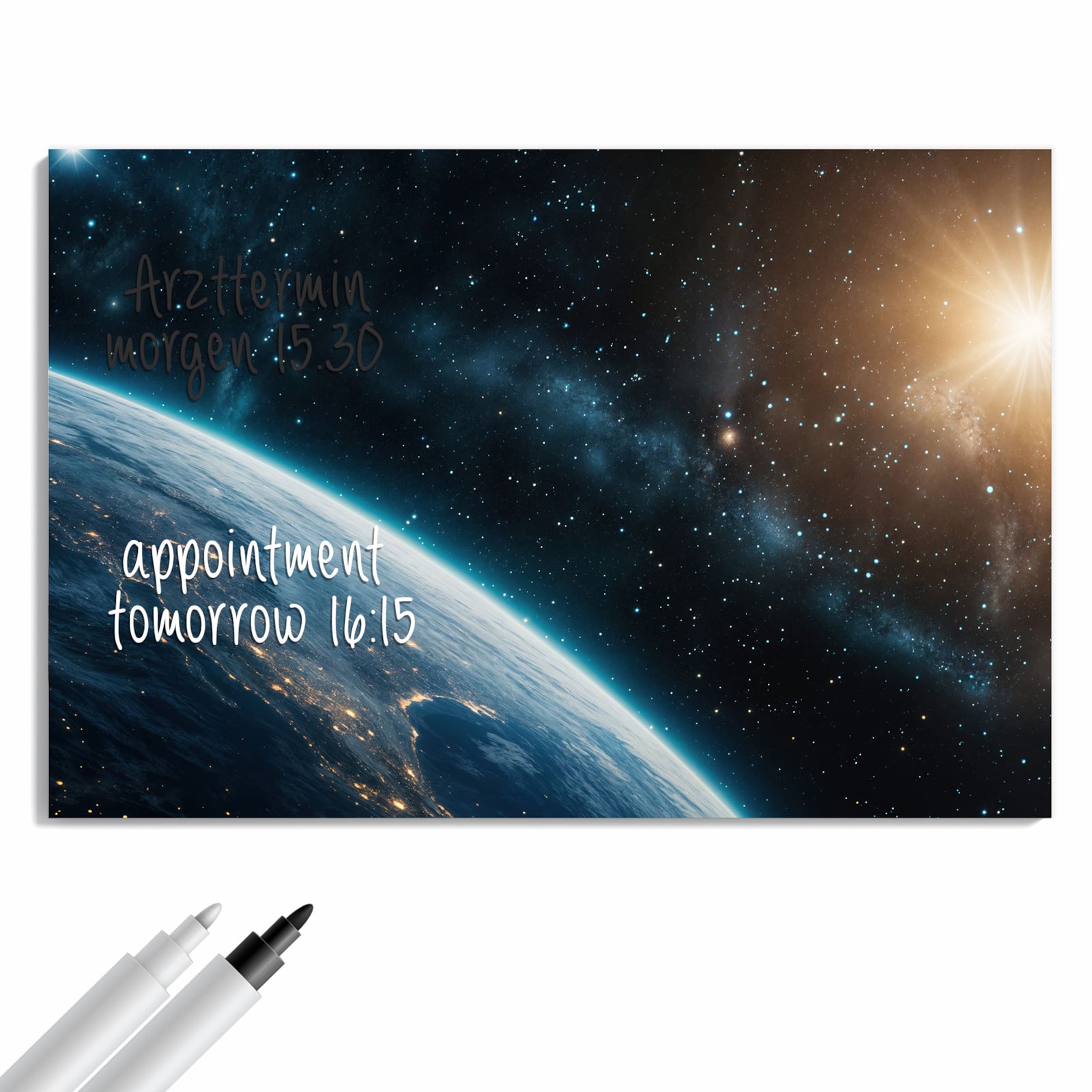 Magnetická tabule – obraz na zeď Planeta vesmír | 60 × 40 cm