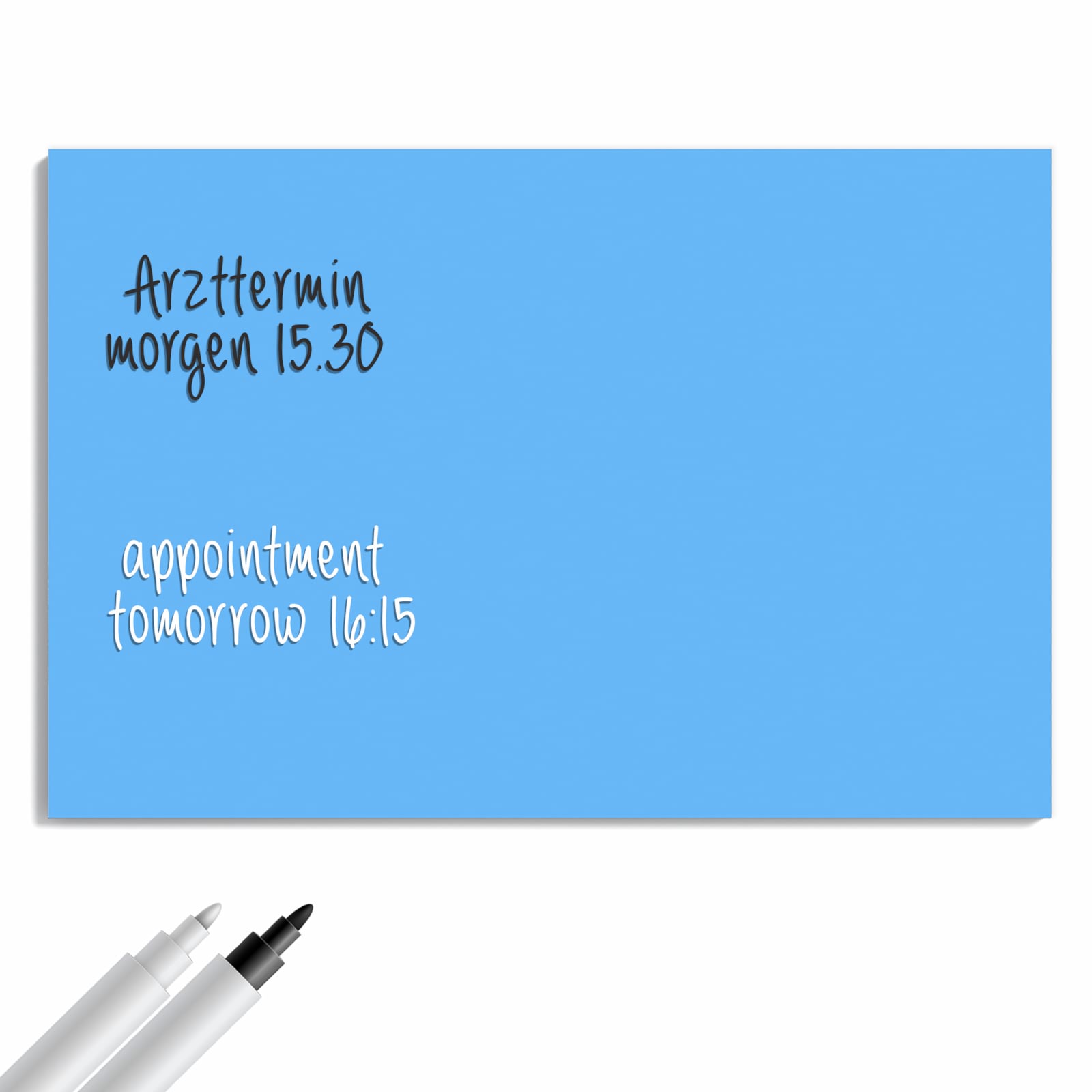 Magnetická tabule s motivem Světle modrá 60 x 40