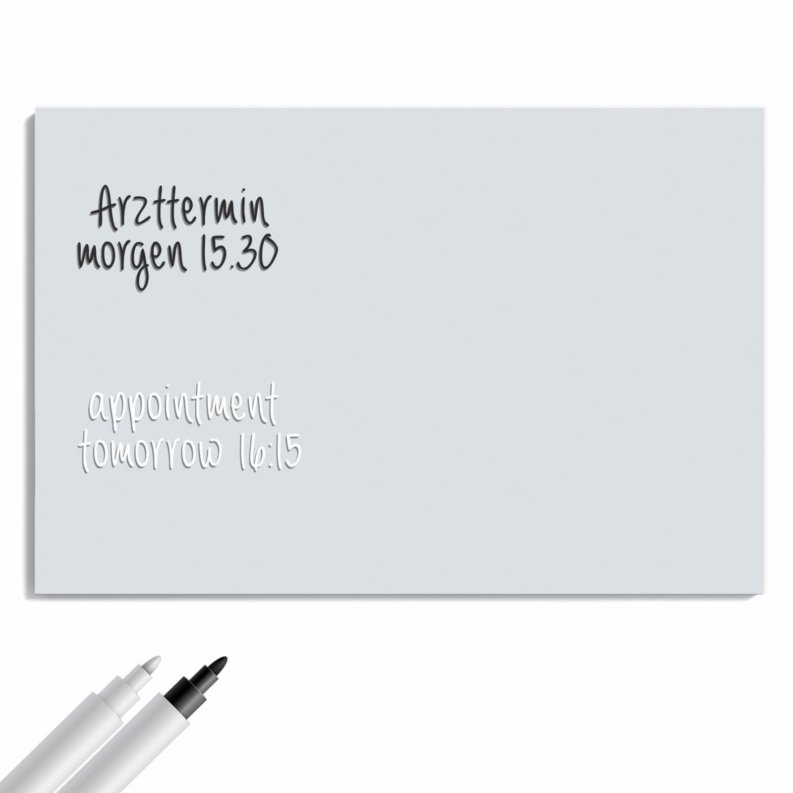 Magnetická tabule s motivem Světle šedá 60 x 40