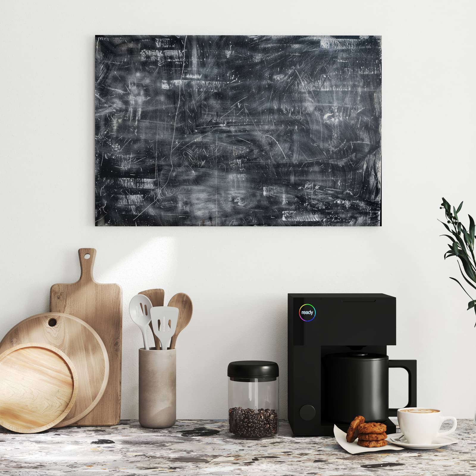 Magnetická tabule s motivem Abstraktní struktura 60 x 40