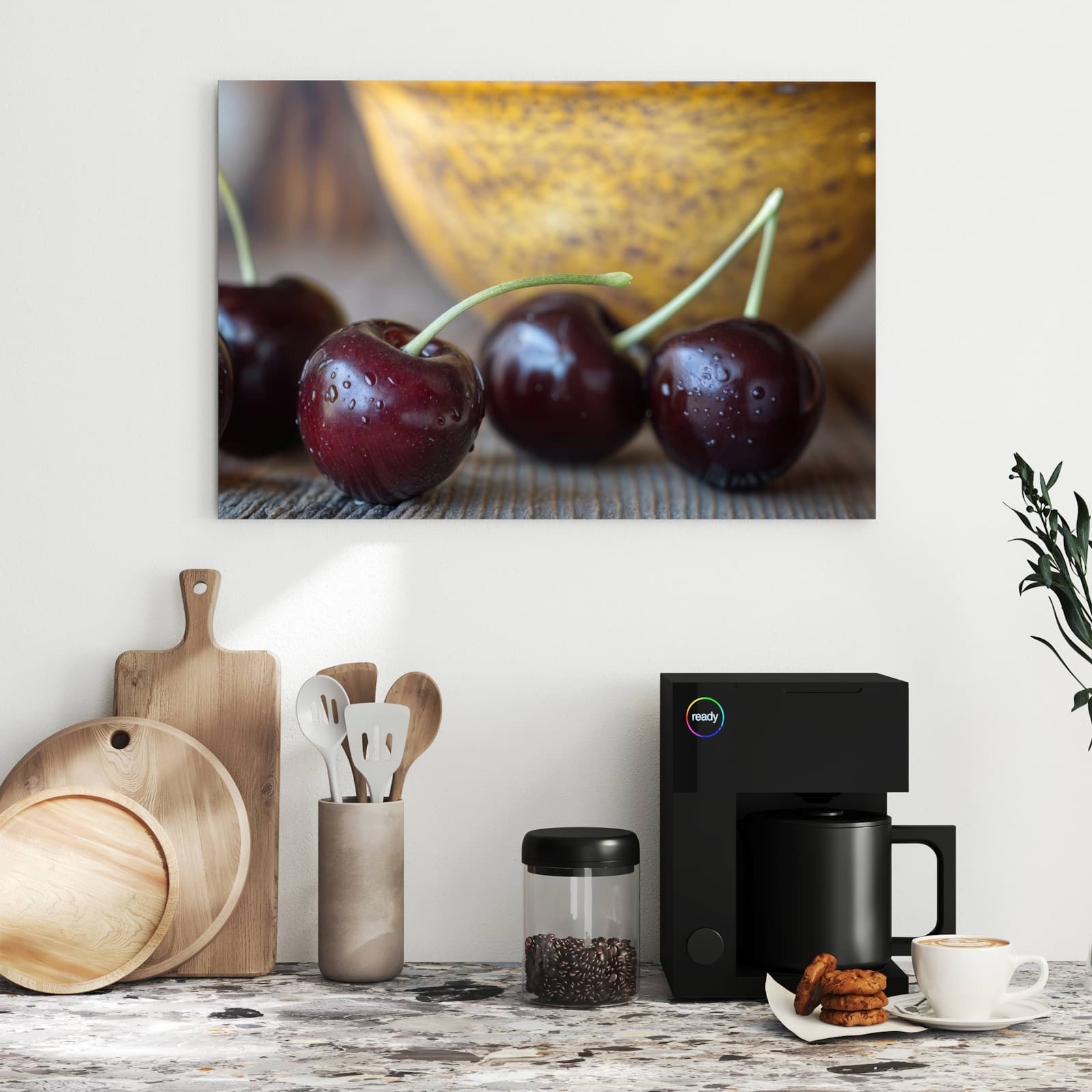 Magnetická tabule s motivem Sladké třešně 60 x 40