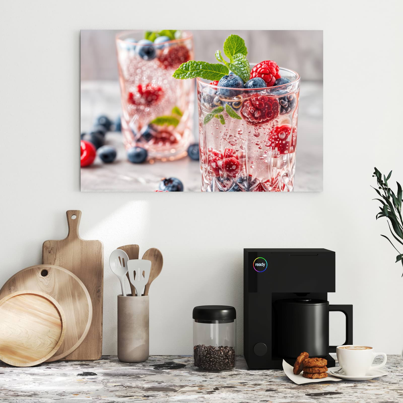 Magnetická tabule – obraz na zeď Koktejl bobule | 60 × 40 cm