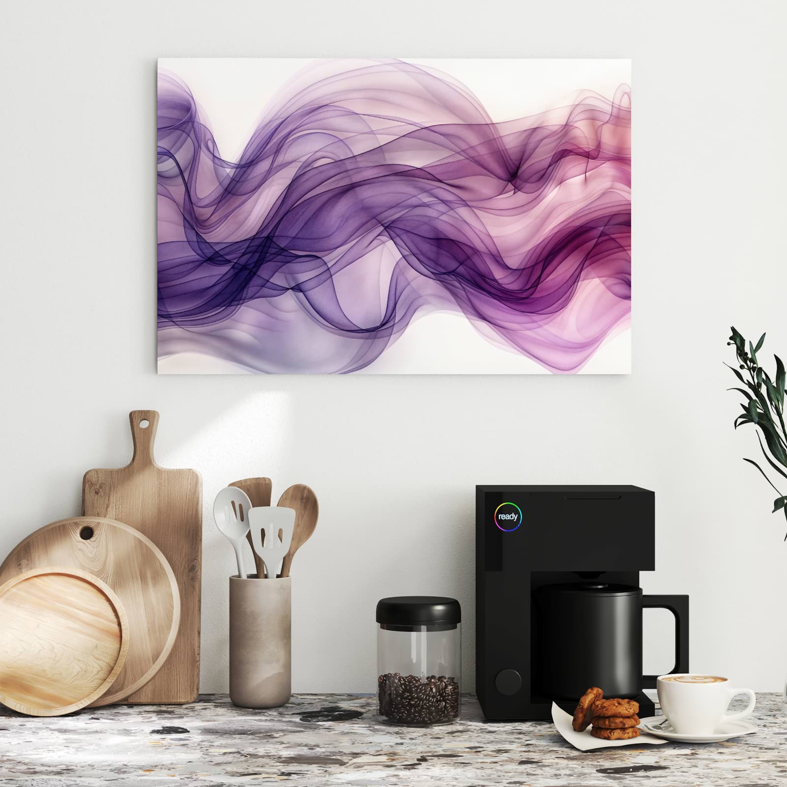 Magnetická tabule – obraz na zeď Dynamické linie | 60 × 40 cm