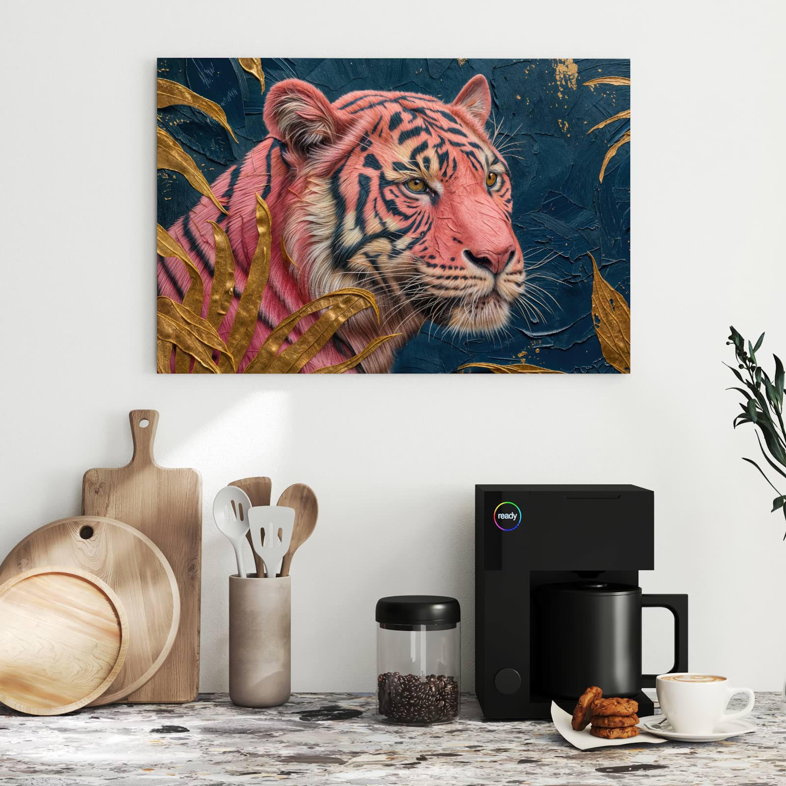 Magnetická tabule – obraz na zeď Tygr portrét | 60 × 40 cm