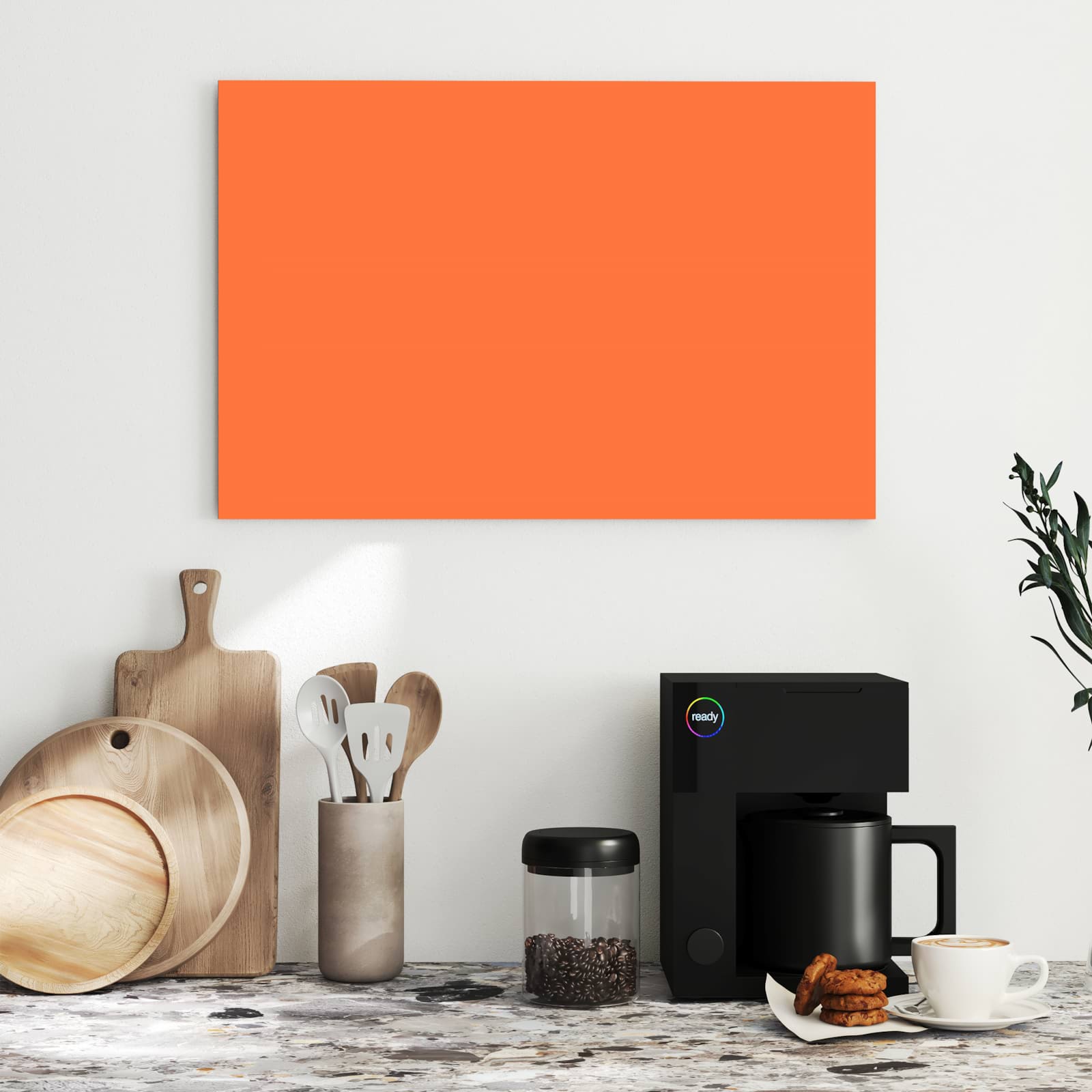 Magnetická tabule s motivem Oranžová 60 x 40
