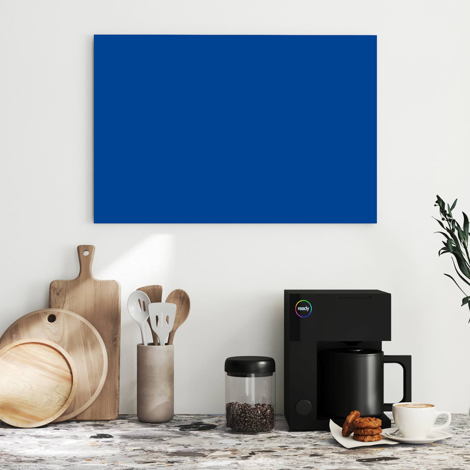 Magnetická tabule s motivem Tmavě modrá 60 x 40