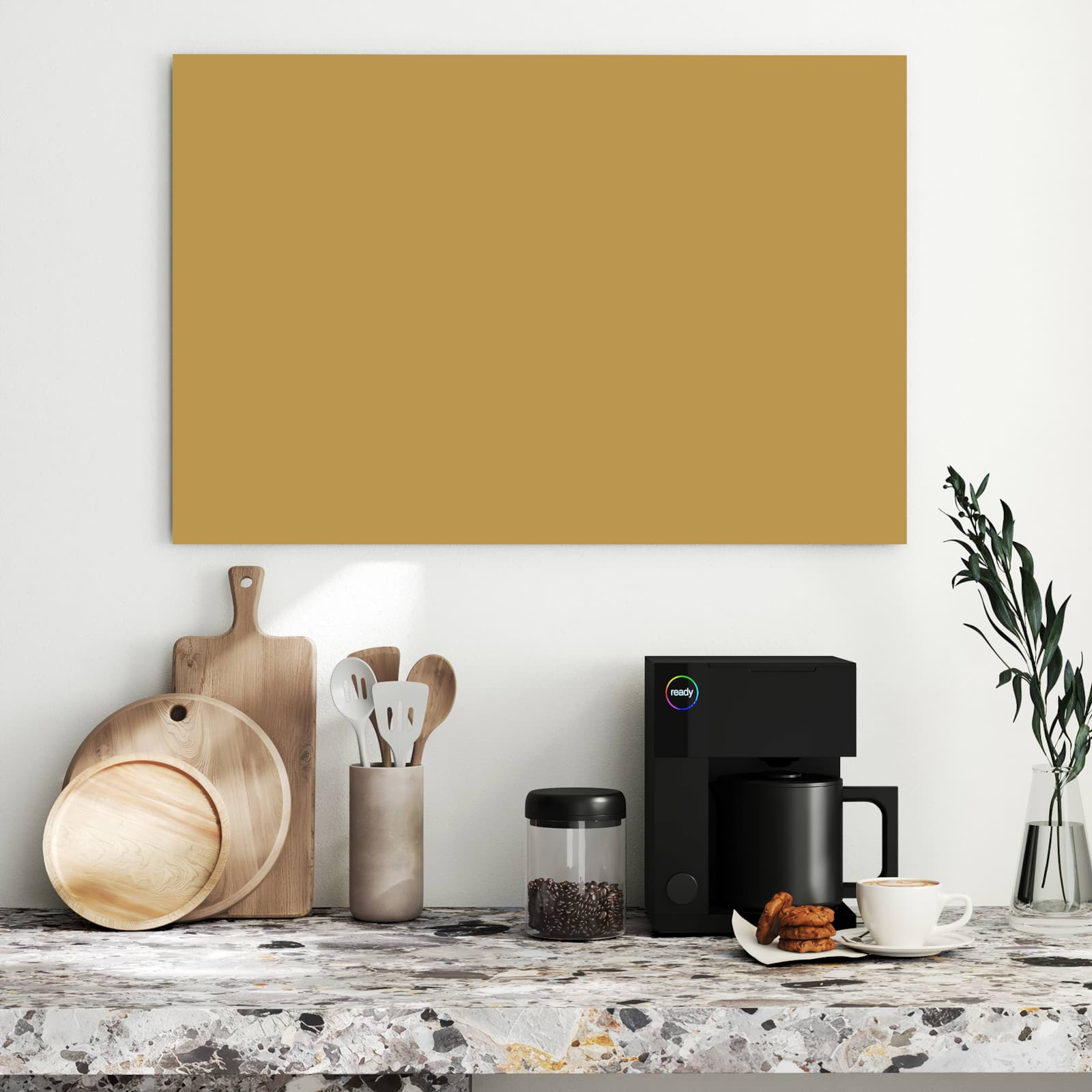 Magnetická tabule s motivem Khaki 90 x 60