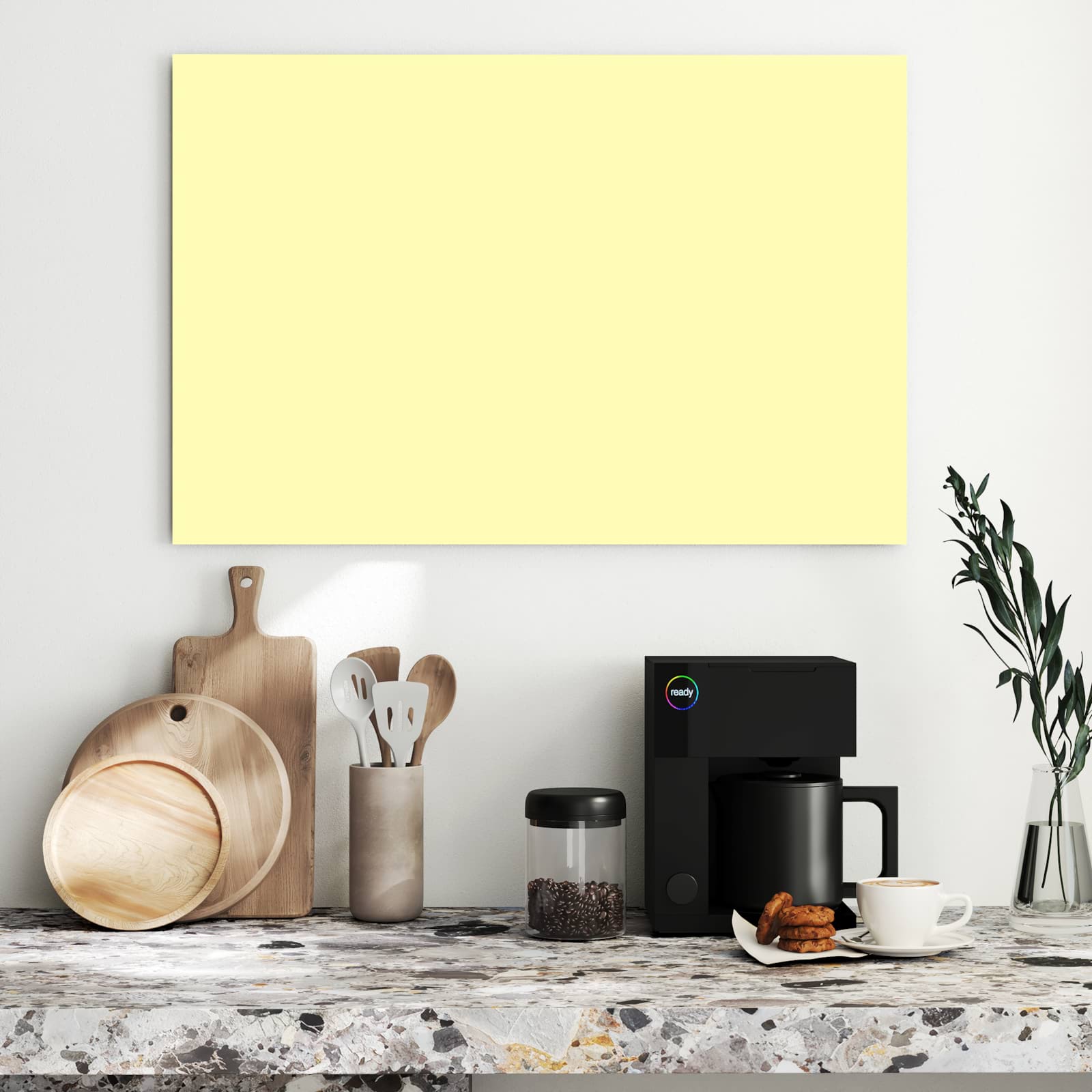 Magnetická tabule s motivem Krémová 90 x 60