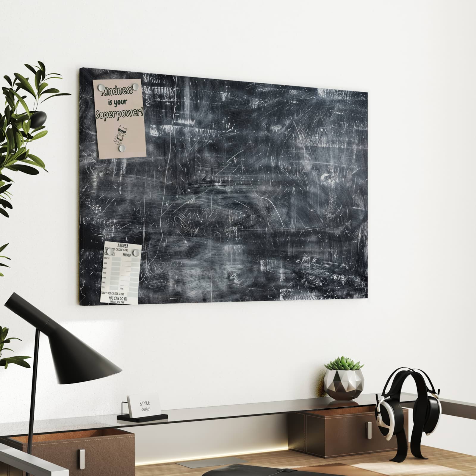 Magnetická tabule s motivem Abstraktní struktura 60 x 40
