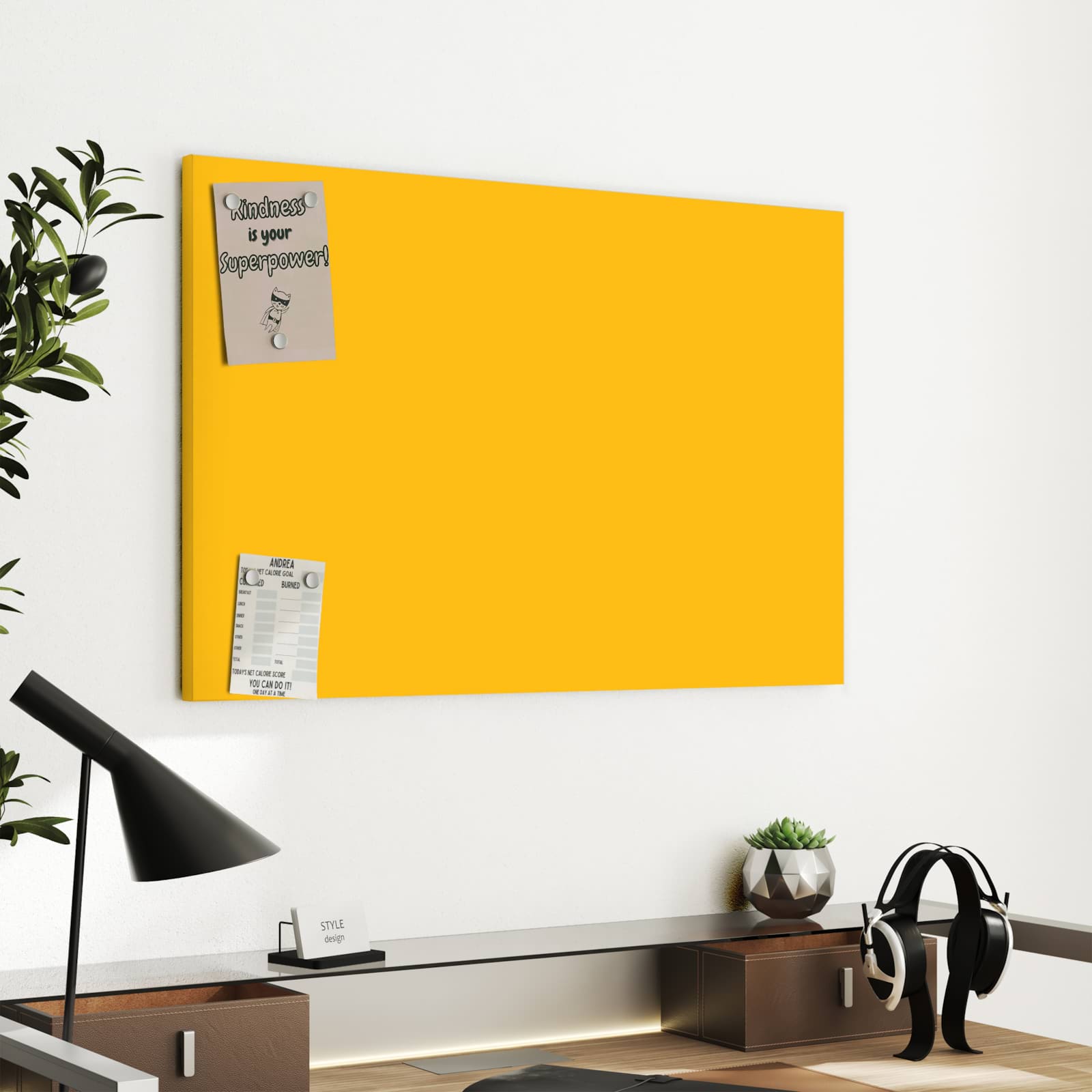 Magnetická tabule s motivem Pomerančová 60 x 40
