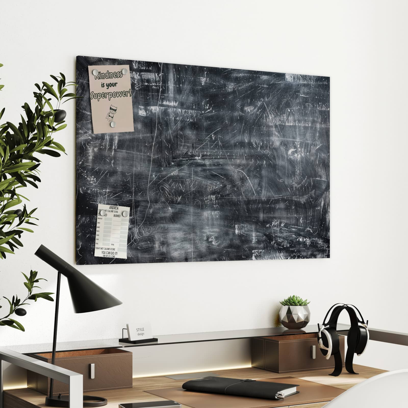 Magnetická tabule s motivem Abstraktní struktura 90 x 60